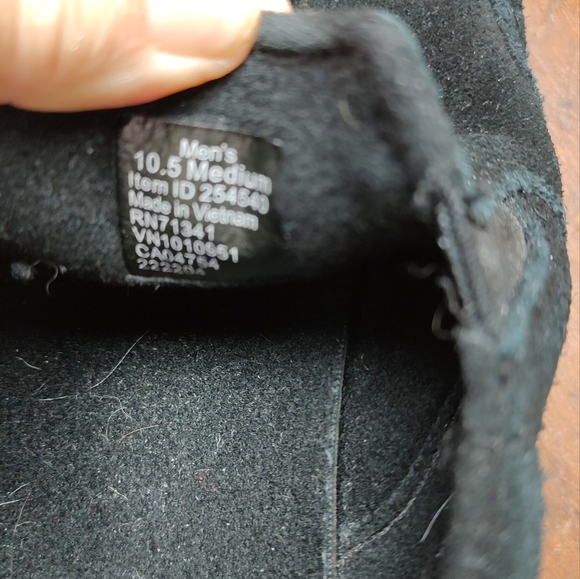 L.L. Bean black suede slip on Men's Shoes Size 10.5 - Picture 13 of 16